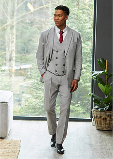 Κοστούμι (4 τεμ.) σακάκι, παντελόνι, γιλέκο, γραβάτα-bpc selection