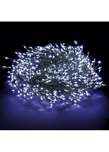 Φωτεινή αλυσίδα με 300 microLED λευκό φως 8 μ.-Euronova