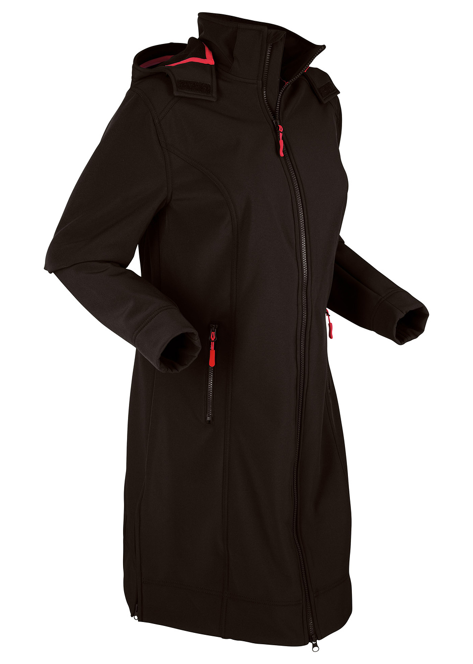 Многофункционално софтшел яке-Черно-bpc bonprix collection