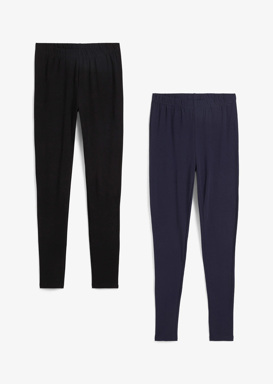 Еластичен клин (опаковка с 2 бр.)-Тъмно синьо + Черно-bpc bonprix collection