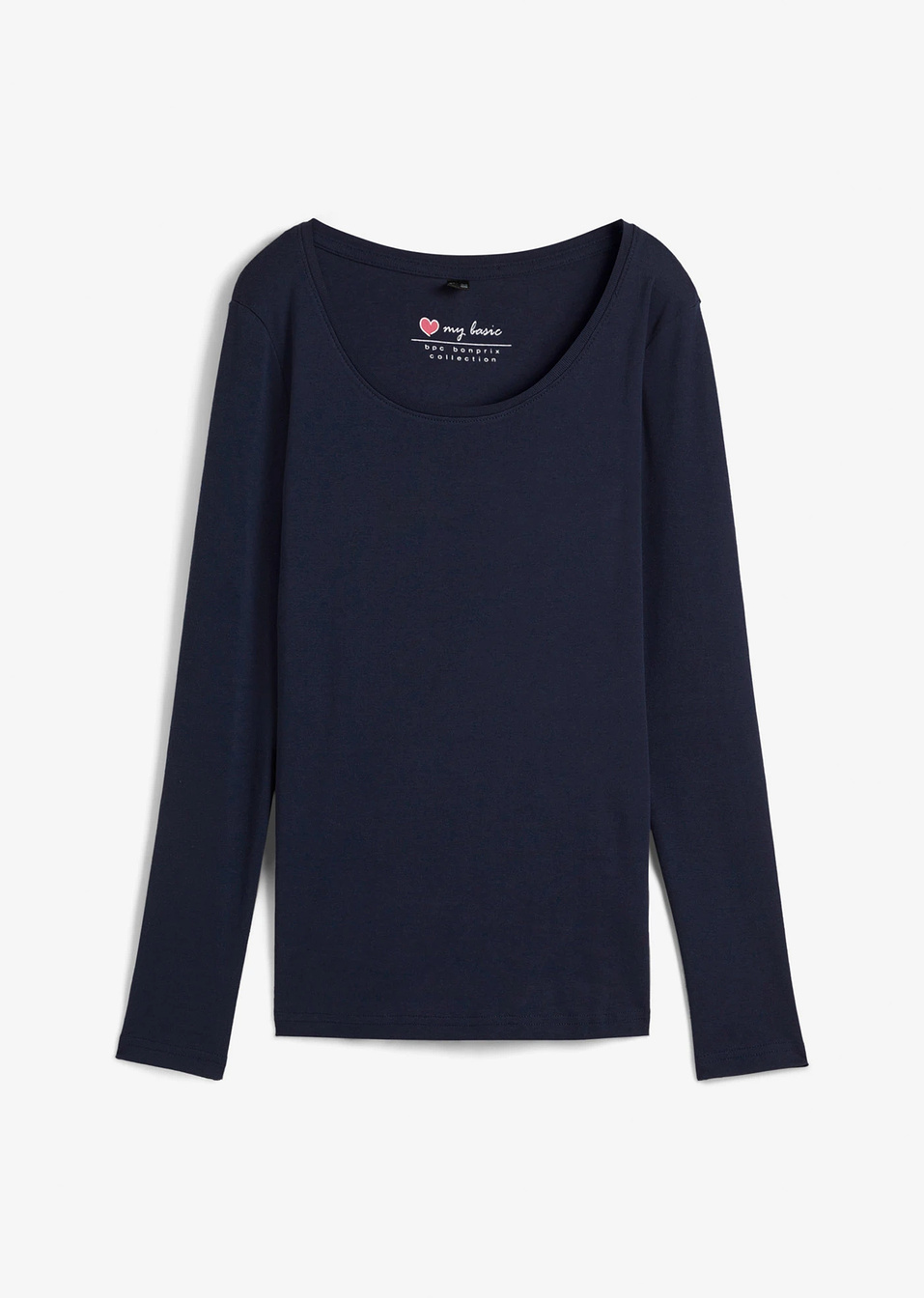 Μακρυμάνικη μπλούζα-Μπλε σκούρο-bpc bonprix collection