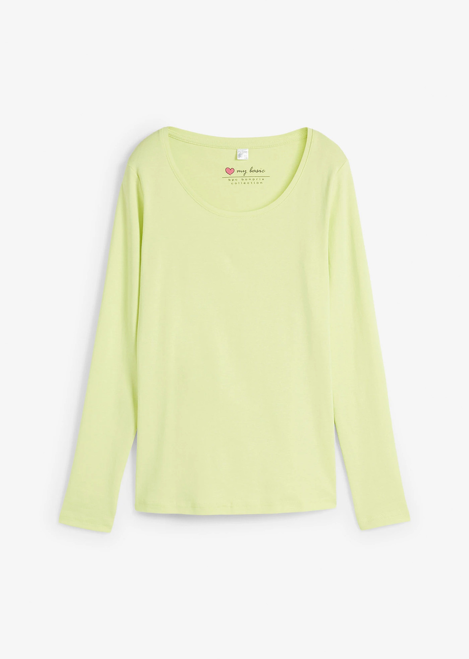 Μακρυμάνικη μπλούζα-Πράσινο της μέντας-bpc bonprix collection