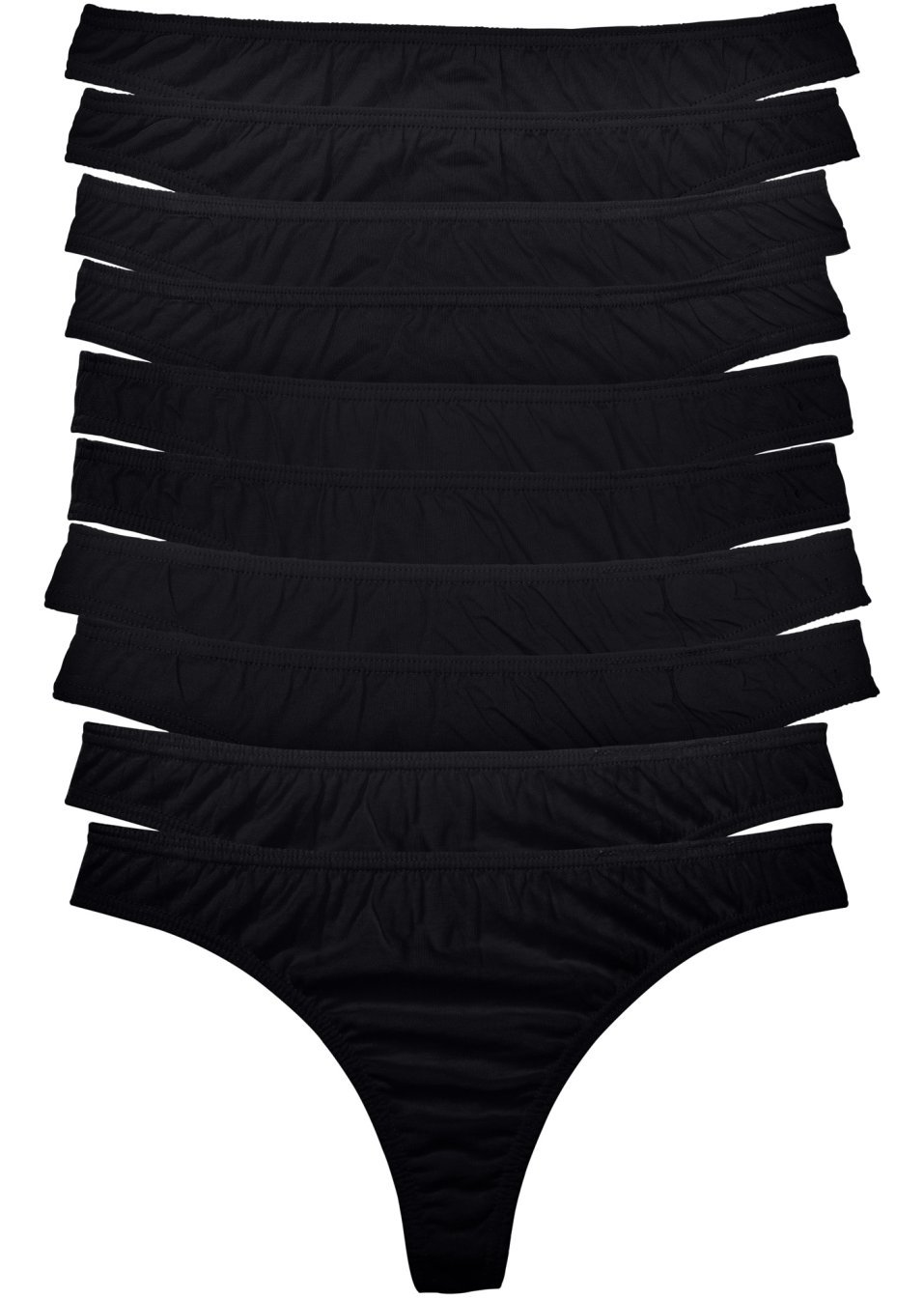 Στρινγκ (συσκευασία των 10)-Μαύρο-