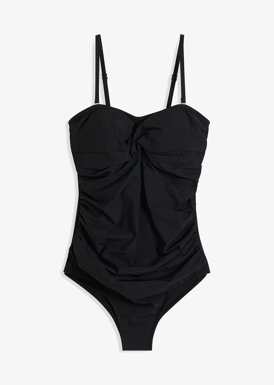 Ολόσωμο μαγιό που σμιλεύει-Μαύρο-BODYFLIRT