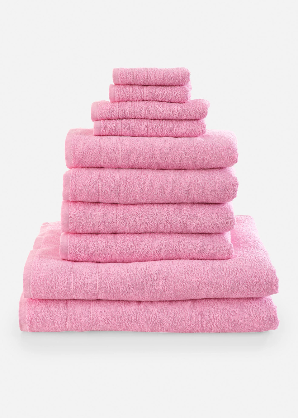 Πετσέτες (σετ των 10)-Φούξια-bpc living bonprix collection