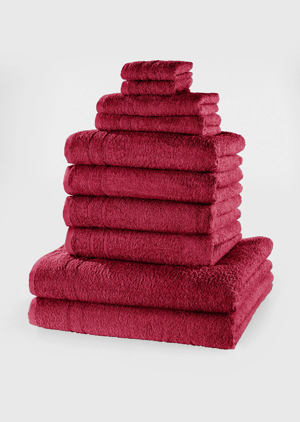 Πετσέτες (σετ των 10)-Του μούρου-bpc living bonprix collection