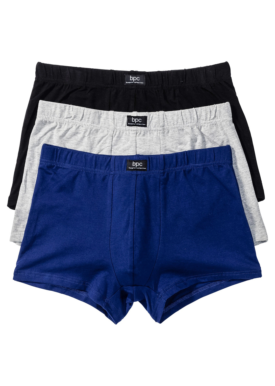 Μποξεράκι (συσκευασία των 3)-Μπλε / Γκρι ανοιχτό μελανζέ / Μαύρο-