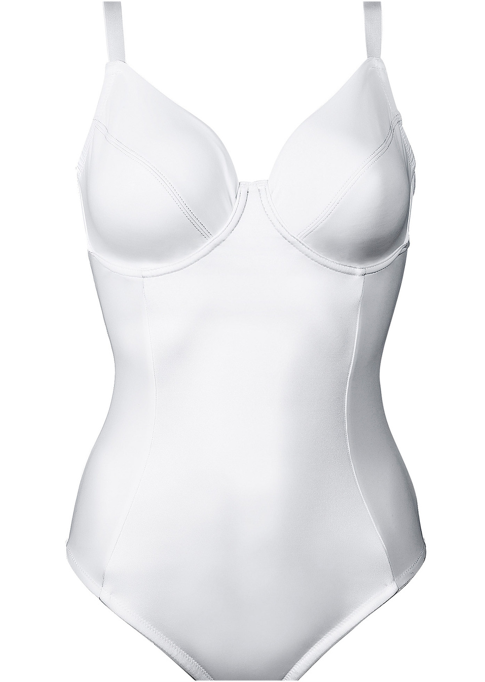 Κορμάκι που σμιλεύει-Λευκό-bpc bonprix collection - Nice Size