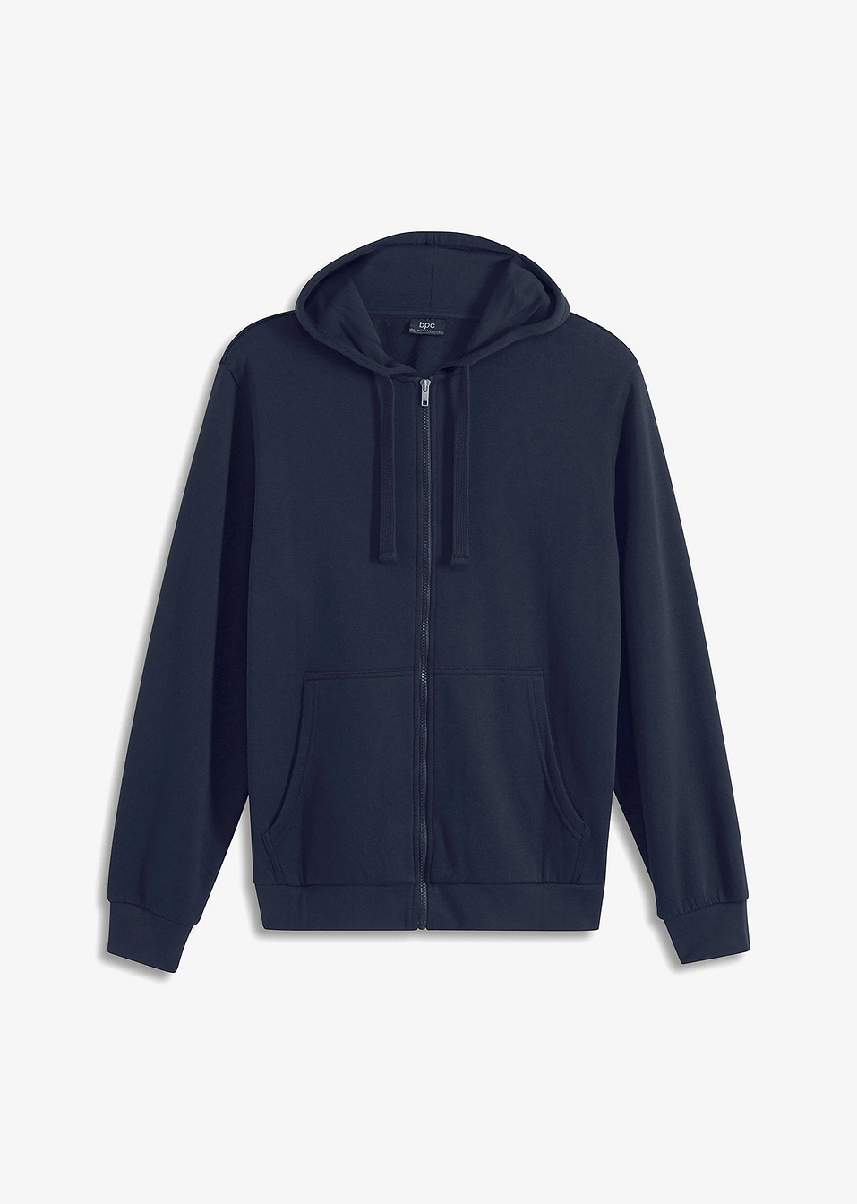 Ζακέτα φούτερ με φερμουάρ-Μπλε σκούρο-bpc bonprix collection