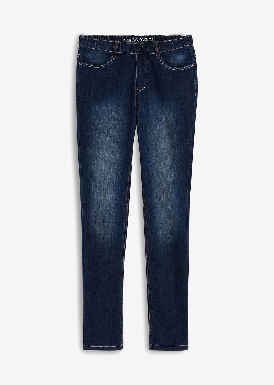 Jeggings από ελαστικό denim-Dark denim-RAINBOW