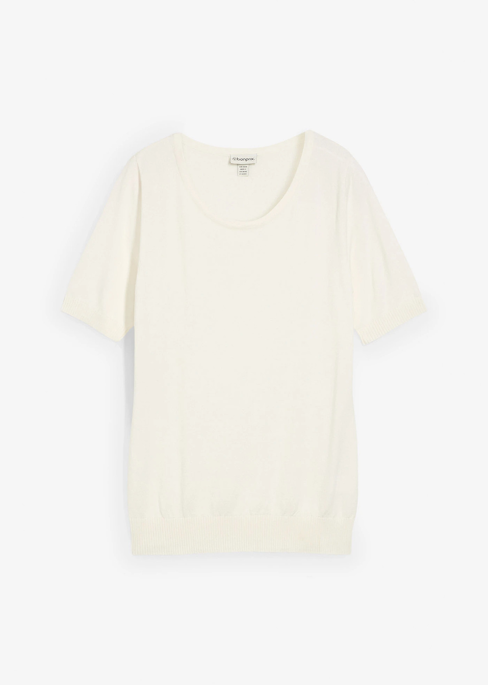 Πουλόβερ-Λευκό κρεμ-bpc selection bonprix collection