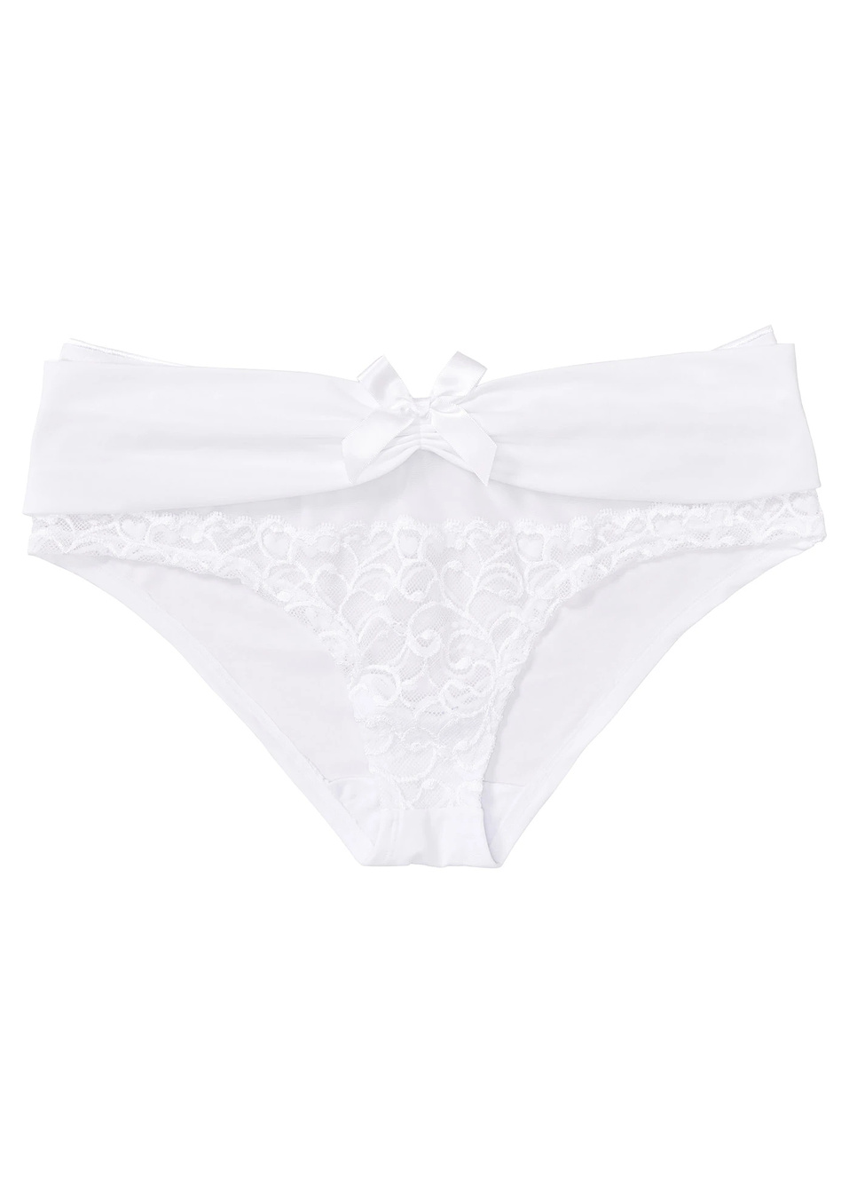 Бикини с широка странична част-Бяло-BODYFLIRT