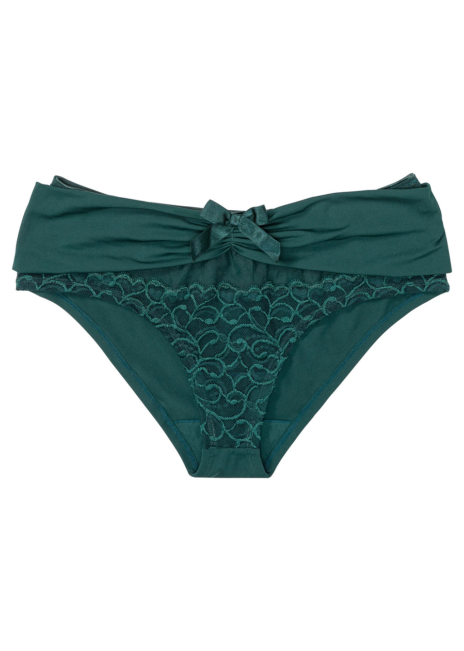 Бикини с широка странична част-Тъмно зелено-BODYFLIRT