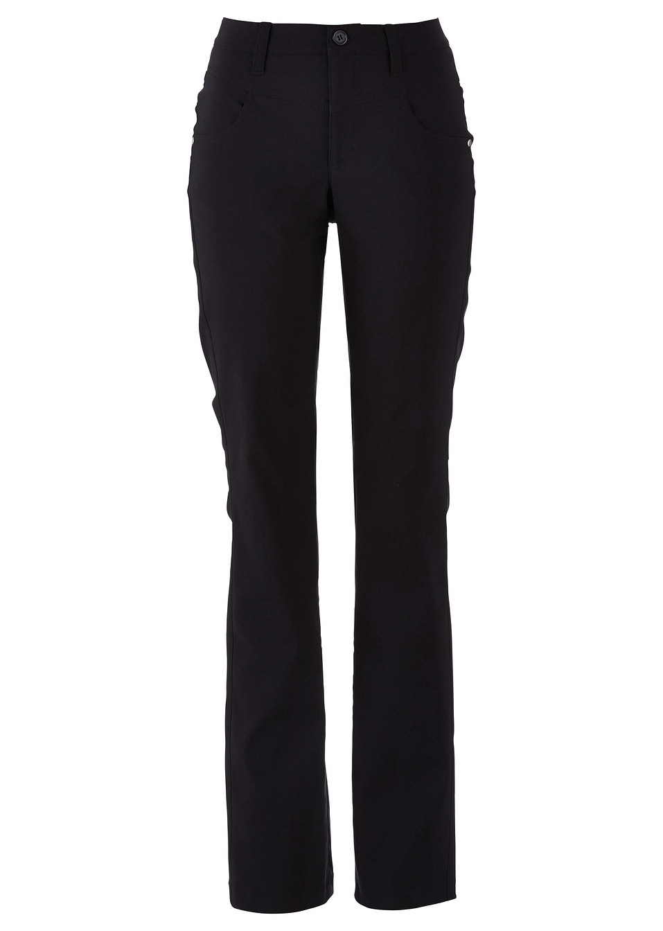 Ελαστικό παντελόνι από bengalin bootcut-Μαύρο-bpc bonprix collection