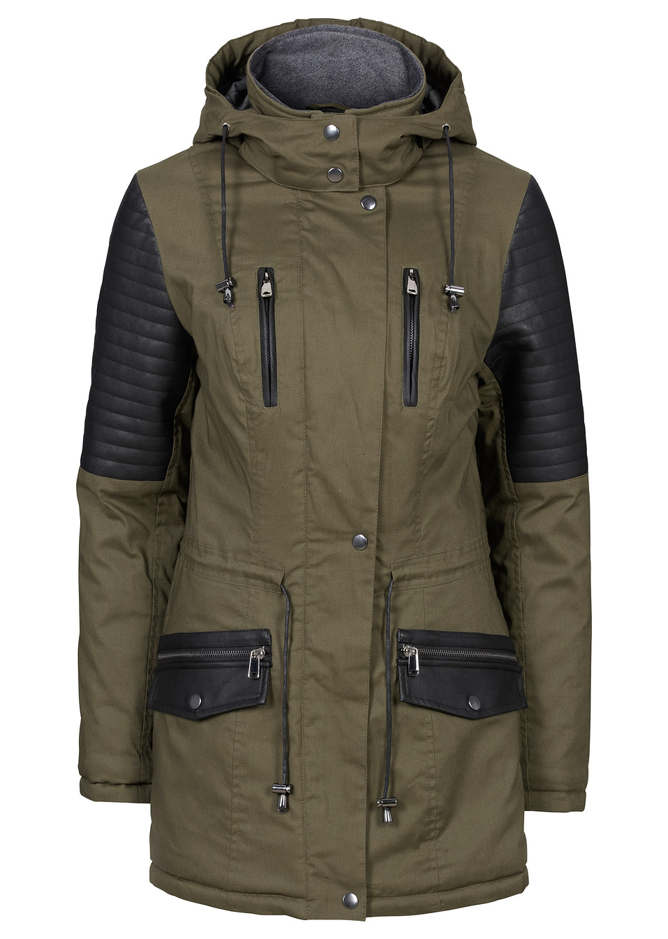 Παρκά-Χακί/Μαύρο-RAINBOW