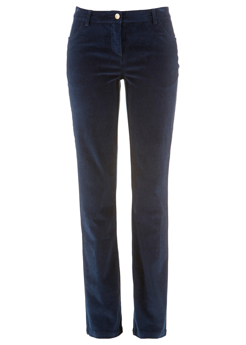 Ελαστικό κοτλέ παντελόνι-Μπλε σκούρο-bpc bonprix collection