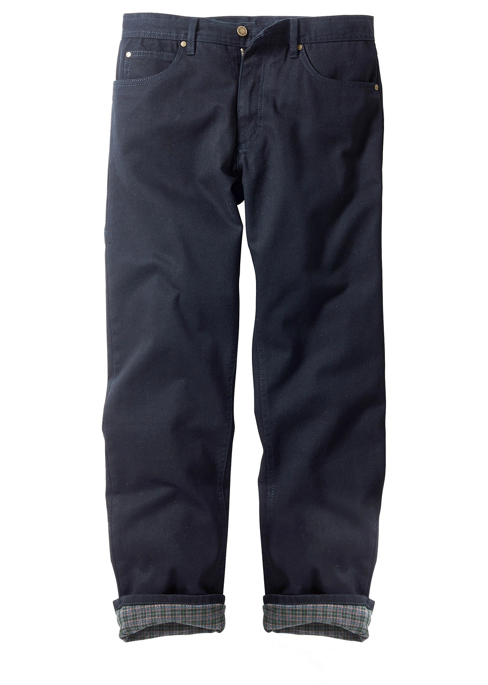 Ισοθερμικό τζιν straight classic fit-Μαύρο denim-bpc bonprix collection