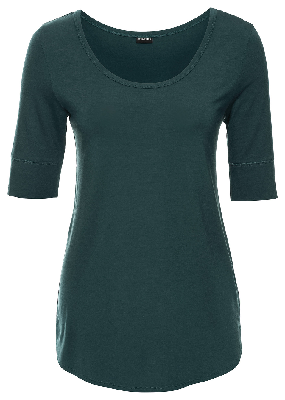 Μπλούζα-Πράσινο σκούρο-BODYFLIRT