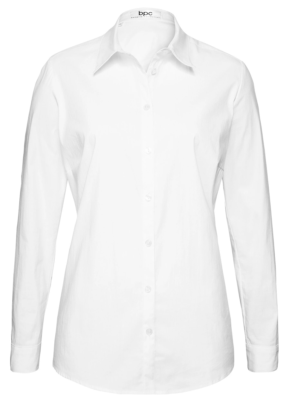 Μακρυμάνικο πουκάμισο basic-Λευκό-bpc bonprix collection