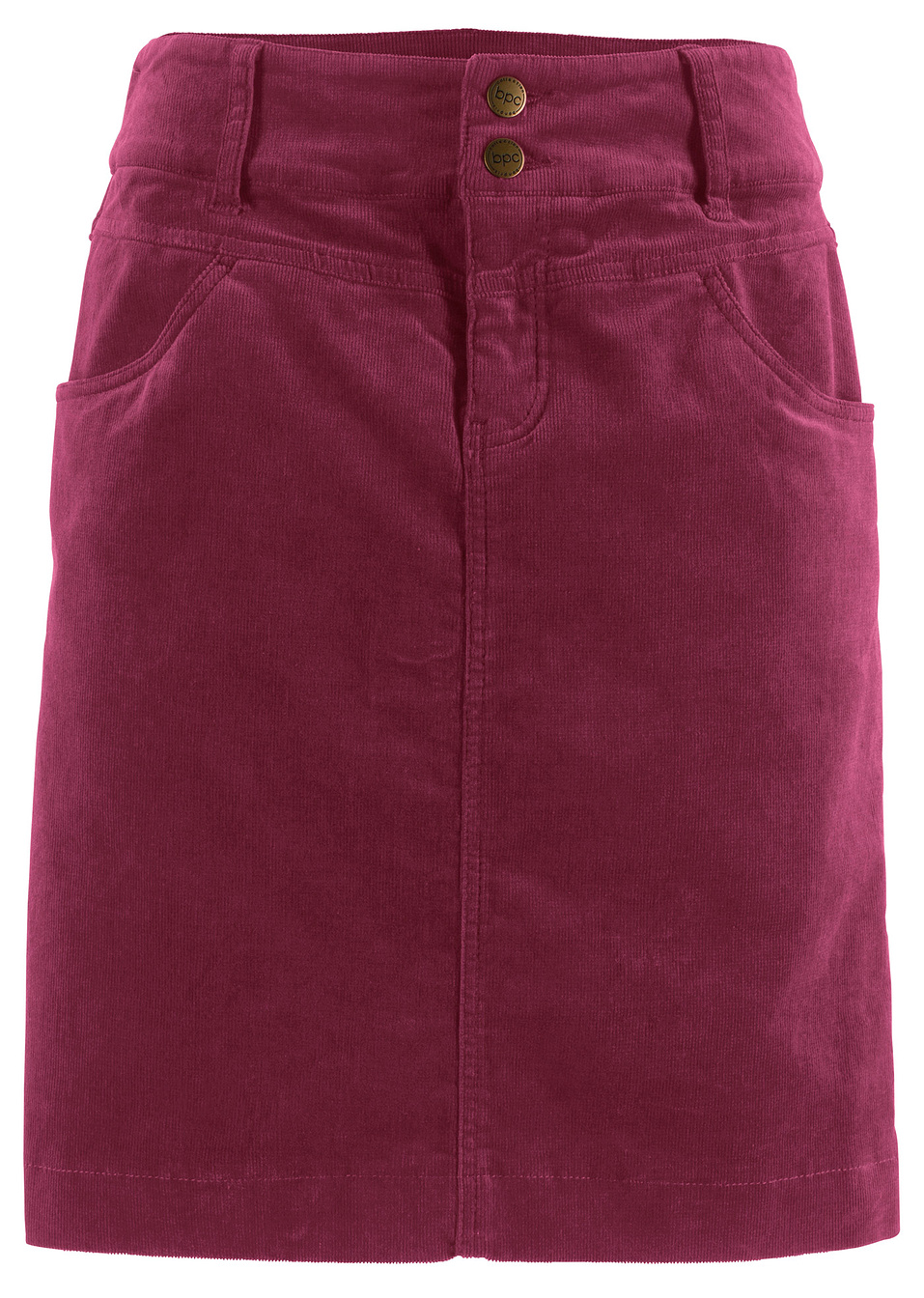 Ελαστική βελούδινη φούστα-Του ροδόδεντρου-bpc bonprix collection