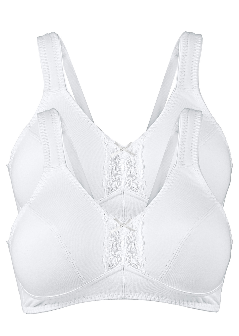 Σουτιέν χωρίς μπανέλα (συσκευασία των 2)-2 λευκά-bpc bonprix collection