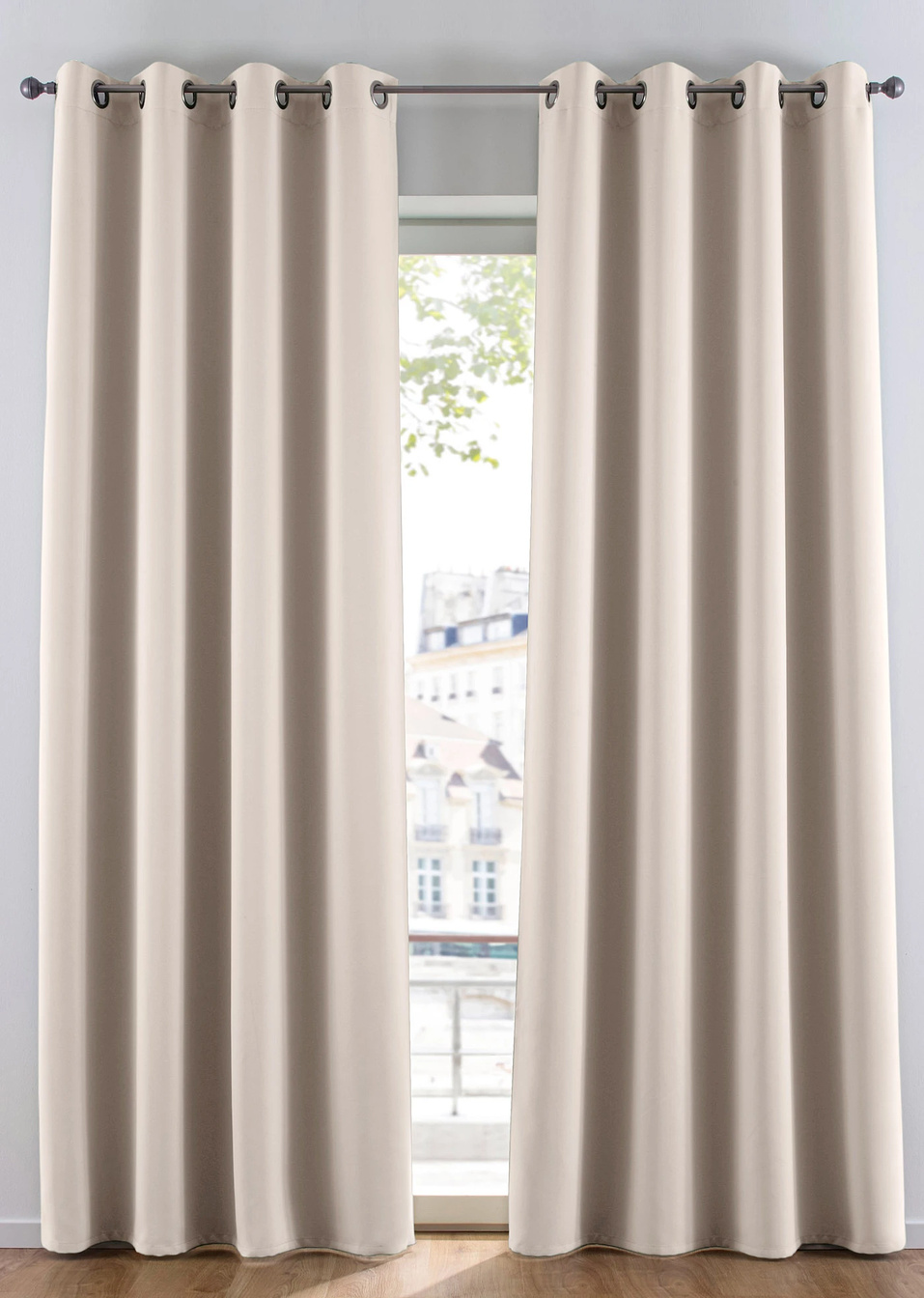 Затъмняваща завеса (опаковка с 1 бр.)-Бежово-bpc living bonprix collection