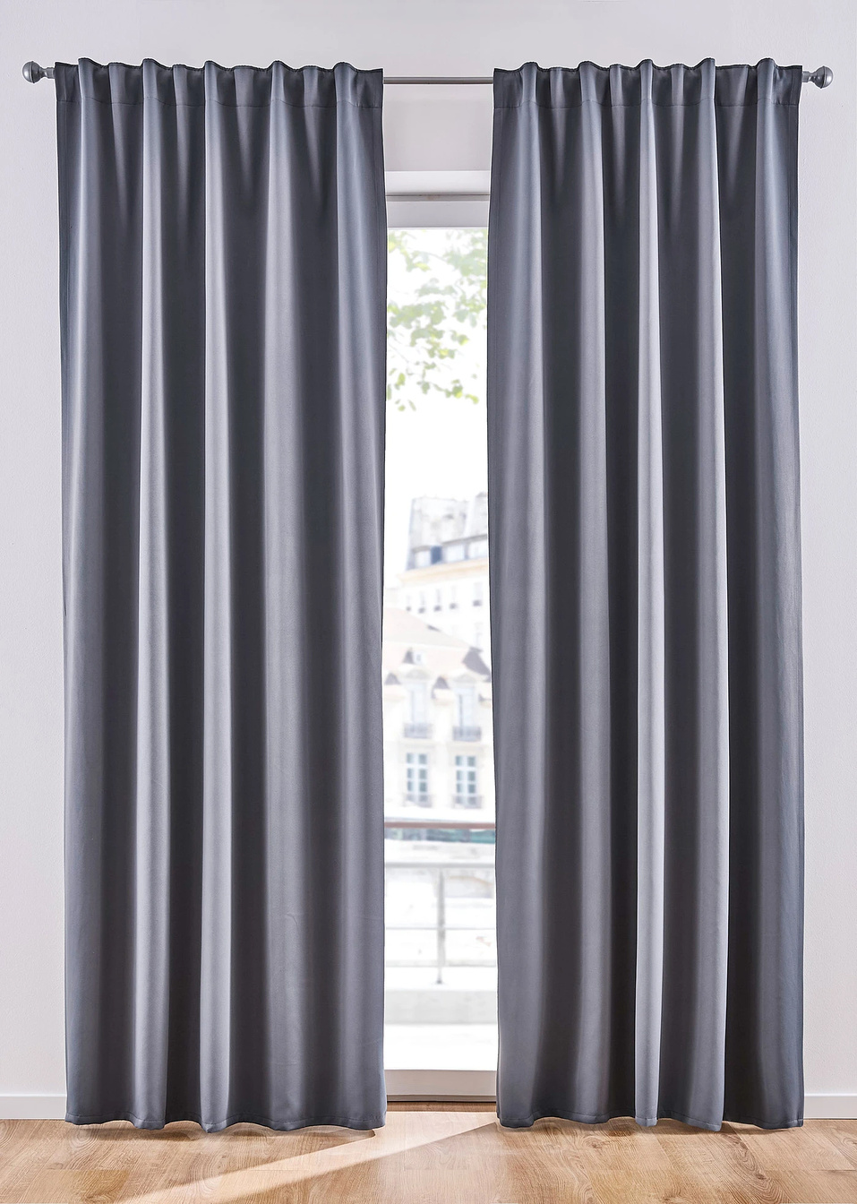 Затъмняваща завеса (опаковка с 1 бр.)-Антрацит-bpc living bonprix collection