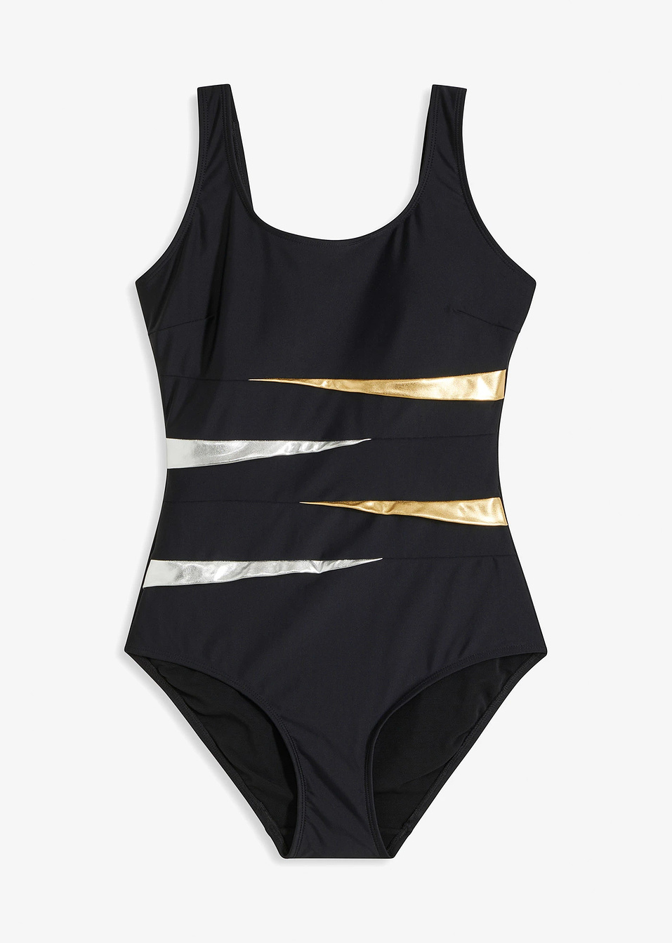 Цял бански exclusive със среден оформящ ефект-Черно-bpc selection premium bonprix collection