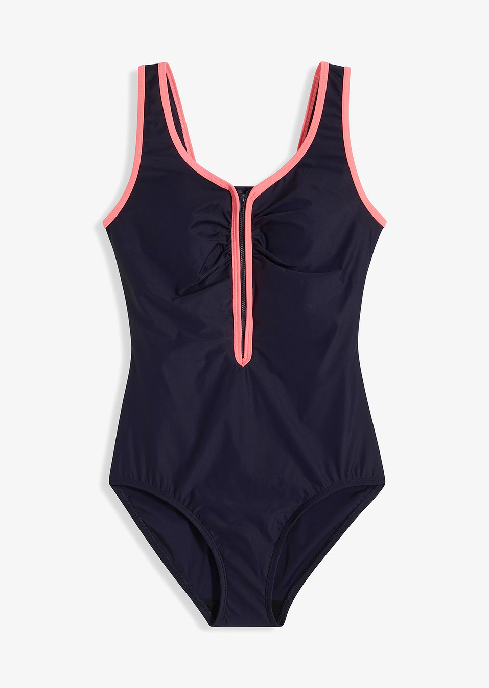 Ολόσωμο μαγιό που σμιλεύει-Μπλε/Φούξια-bpc bonprix collection