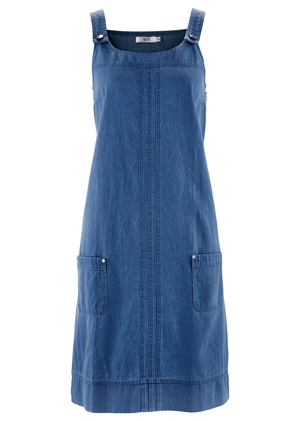 Τζιν φόρεμα-Μπλε πετροπλυμένο-bpc bonprix collection