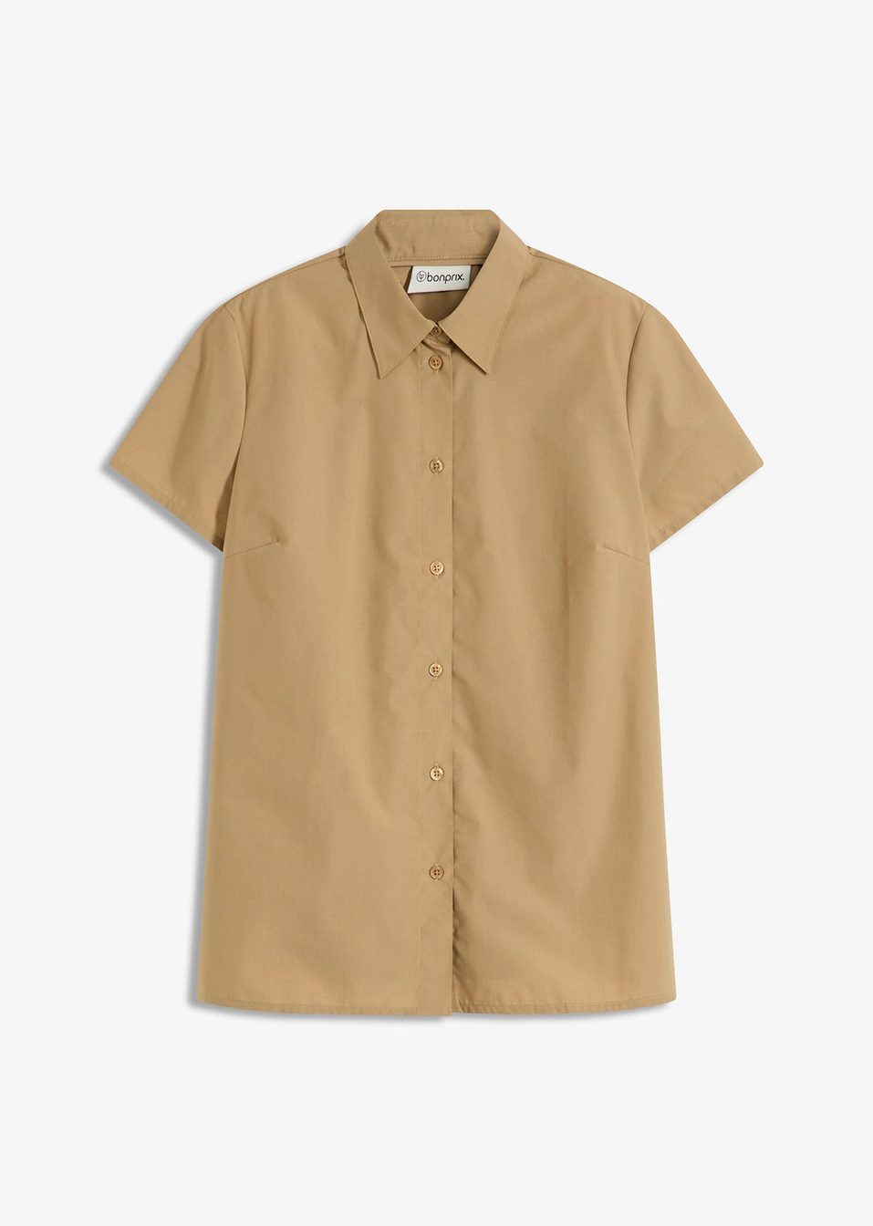 Κοντομάνικο πουκάμισο-Πράσινο λαδί ανοιχτό-bpc selection bonprix collection