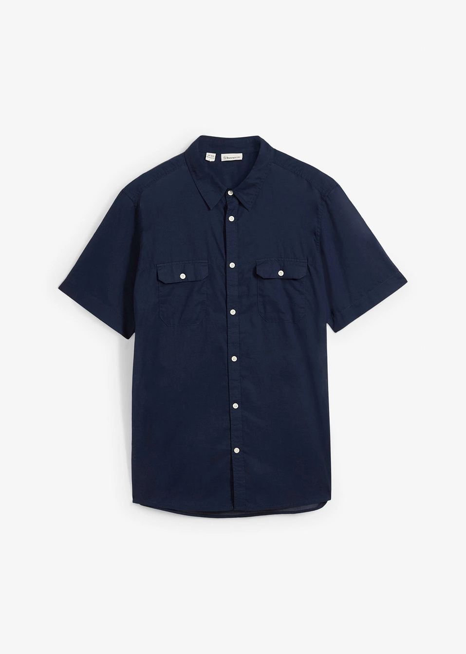 Κοντομάνικο πουκάμισο regular fit-Μπλε σκούρο-bpc bonprix collection