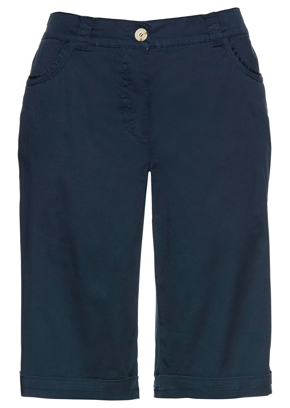 Βερμούδα από ποπλίνα-Μπλε σκούρο-bpc bonprix collection