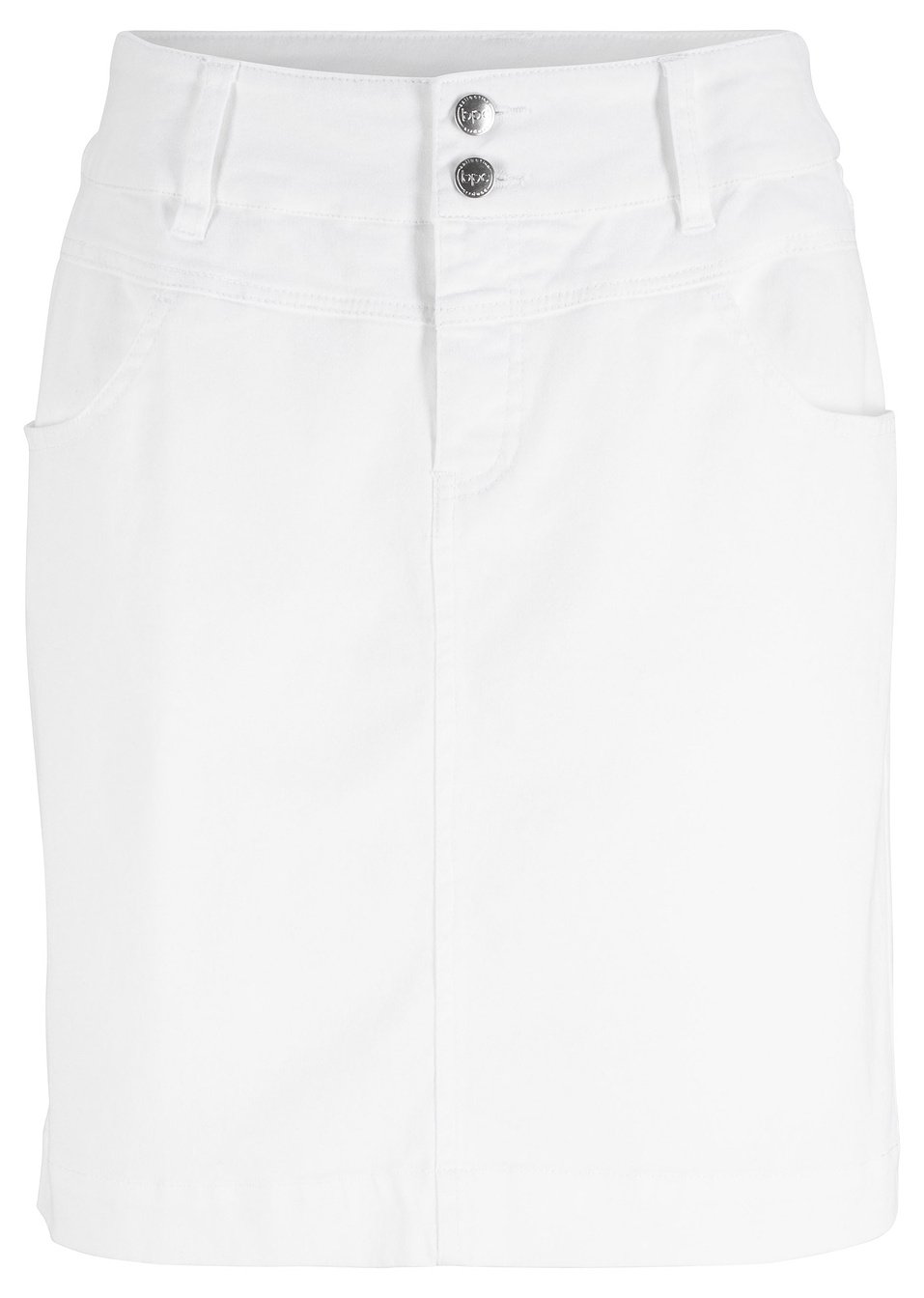 Еластична пола-Бяло-bpc bonprix collection