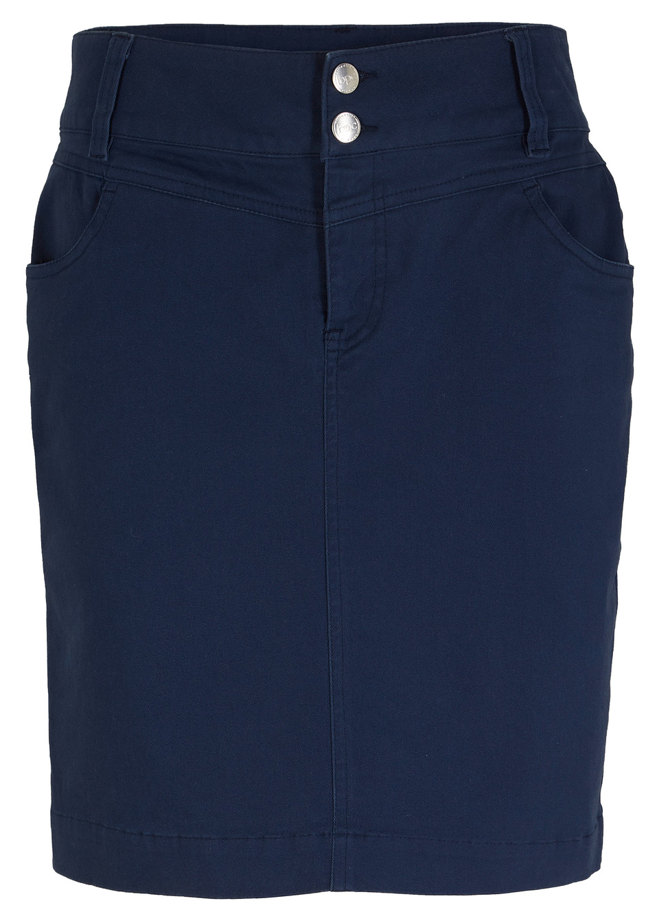 Еластична пола-Тъмно синьо-bpc bonprix collection