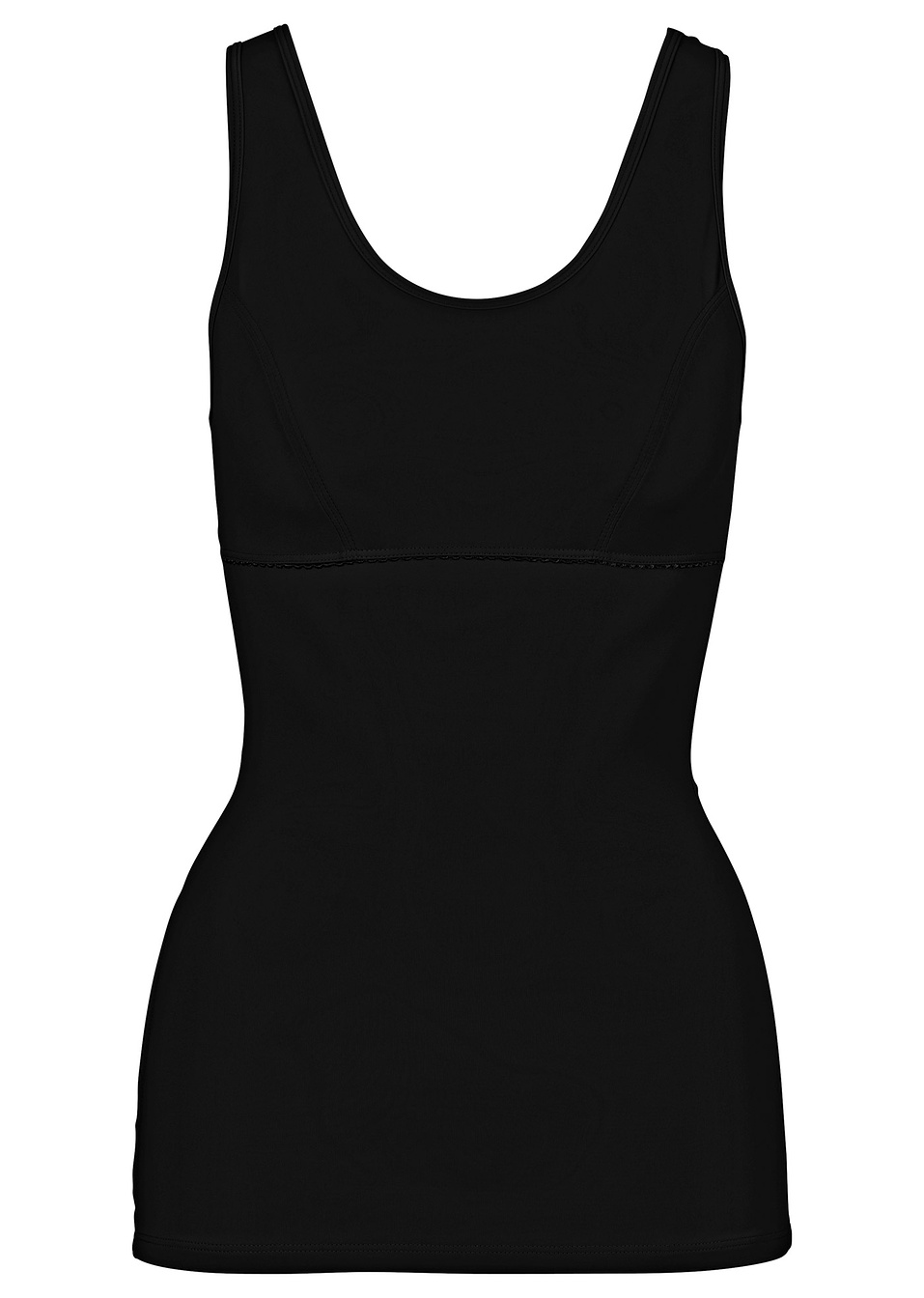 Τοπ που σμιλεύει-Μαύρο-bpc bonprix collection