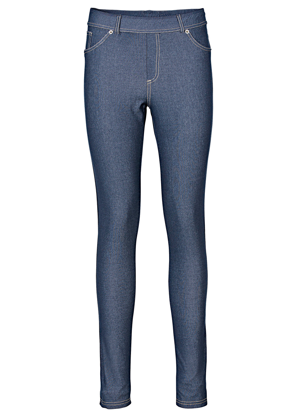 Клин с дънкова визия-Синьо с изтрит ефект-RAINBOW