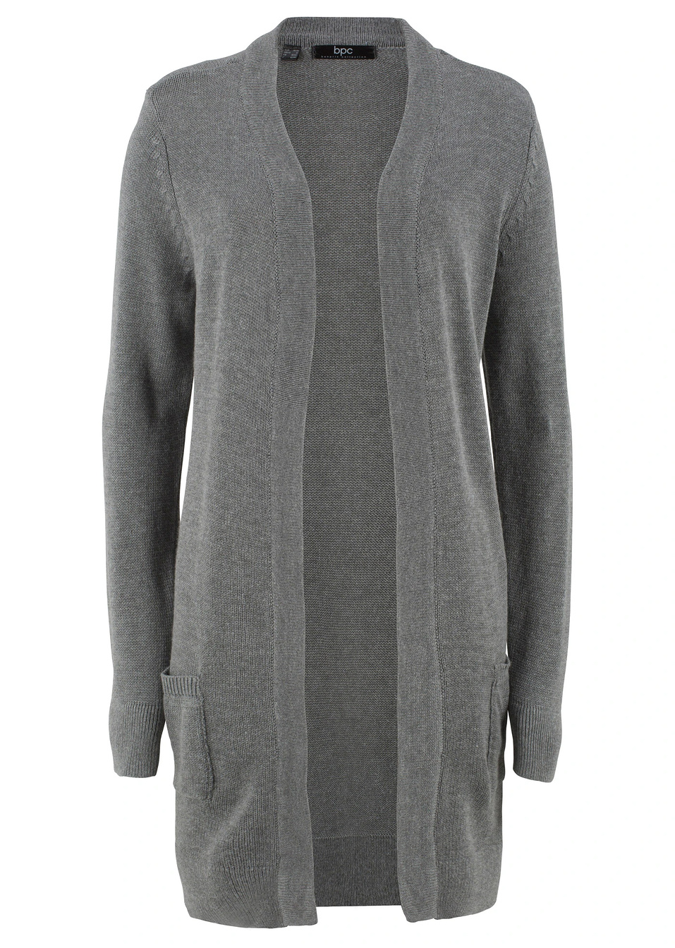 Μακριά ζακέτα-Γκρι μελανζέ-bpc bonprix collection