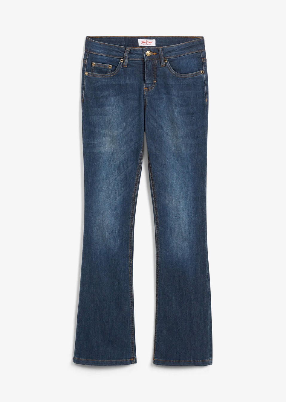 Ελαστικό τζιν BOOTCUT-Μπλε σκούρο used-John Baner JEANSWEAR