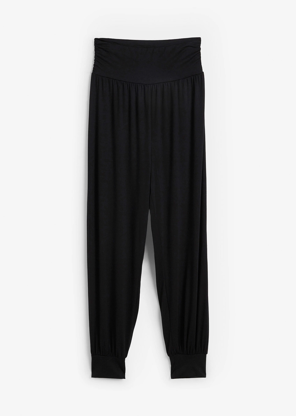 Παντελόνι harem για wellness με ανακυκλωμένο πολυέστερ-Μαύρο-bpc bonprix collection