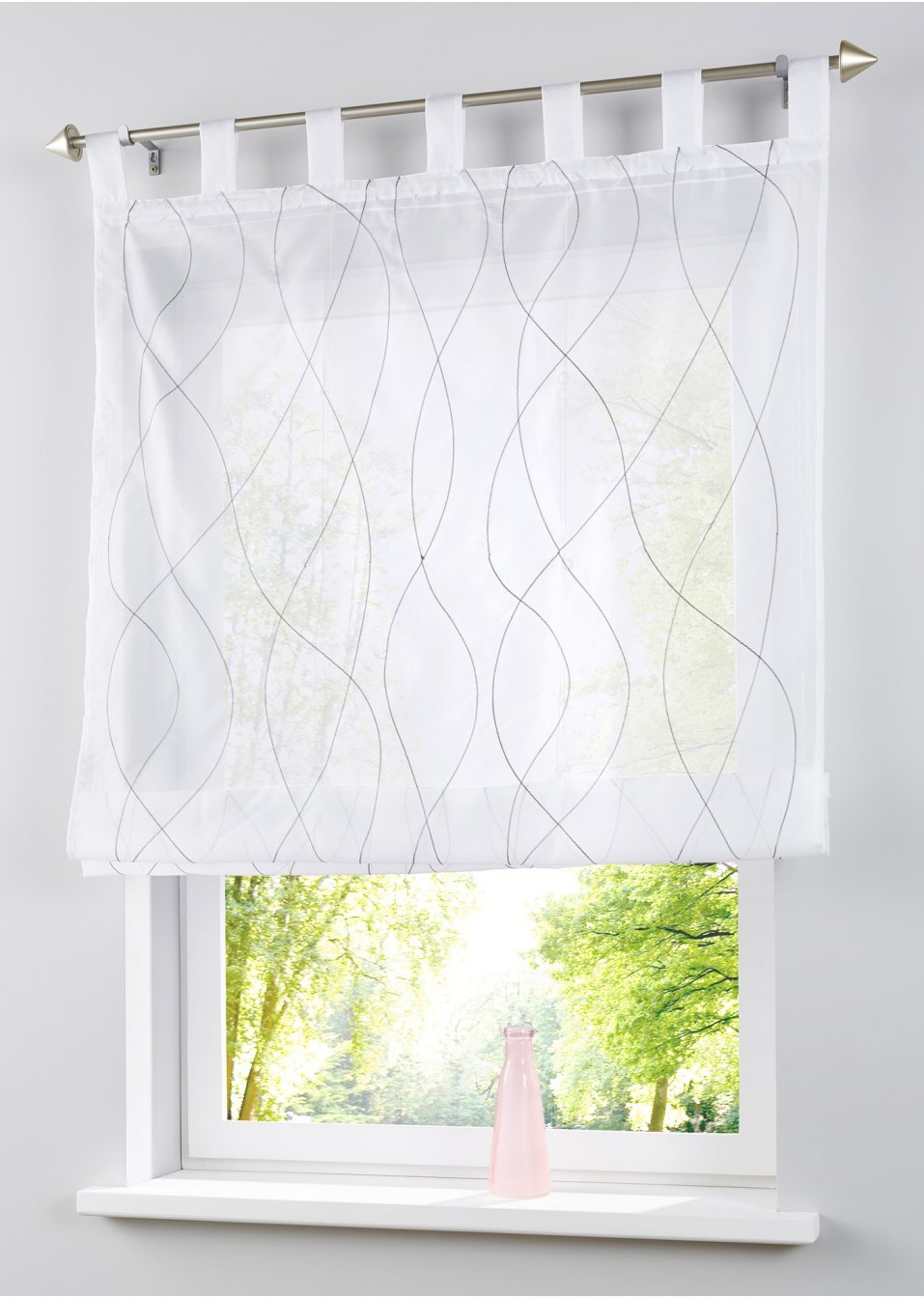 Ρόμαν «Jette»-Λευκό/Γκρι-bpc living bonprix collection