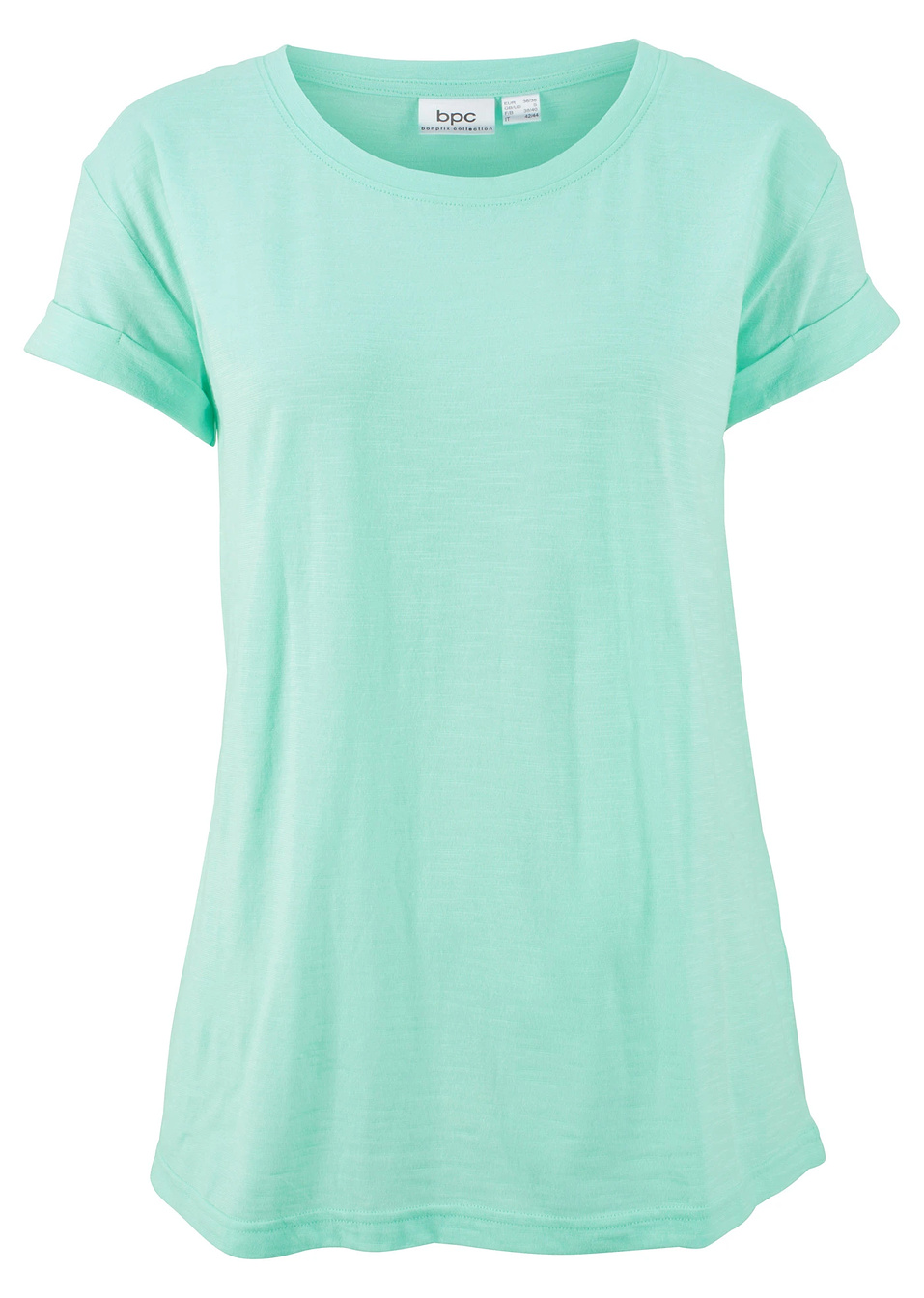 Тениска бокси-Светла мента-