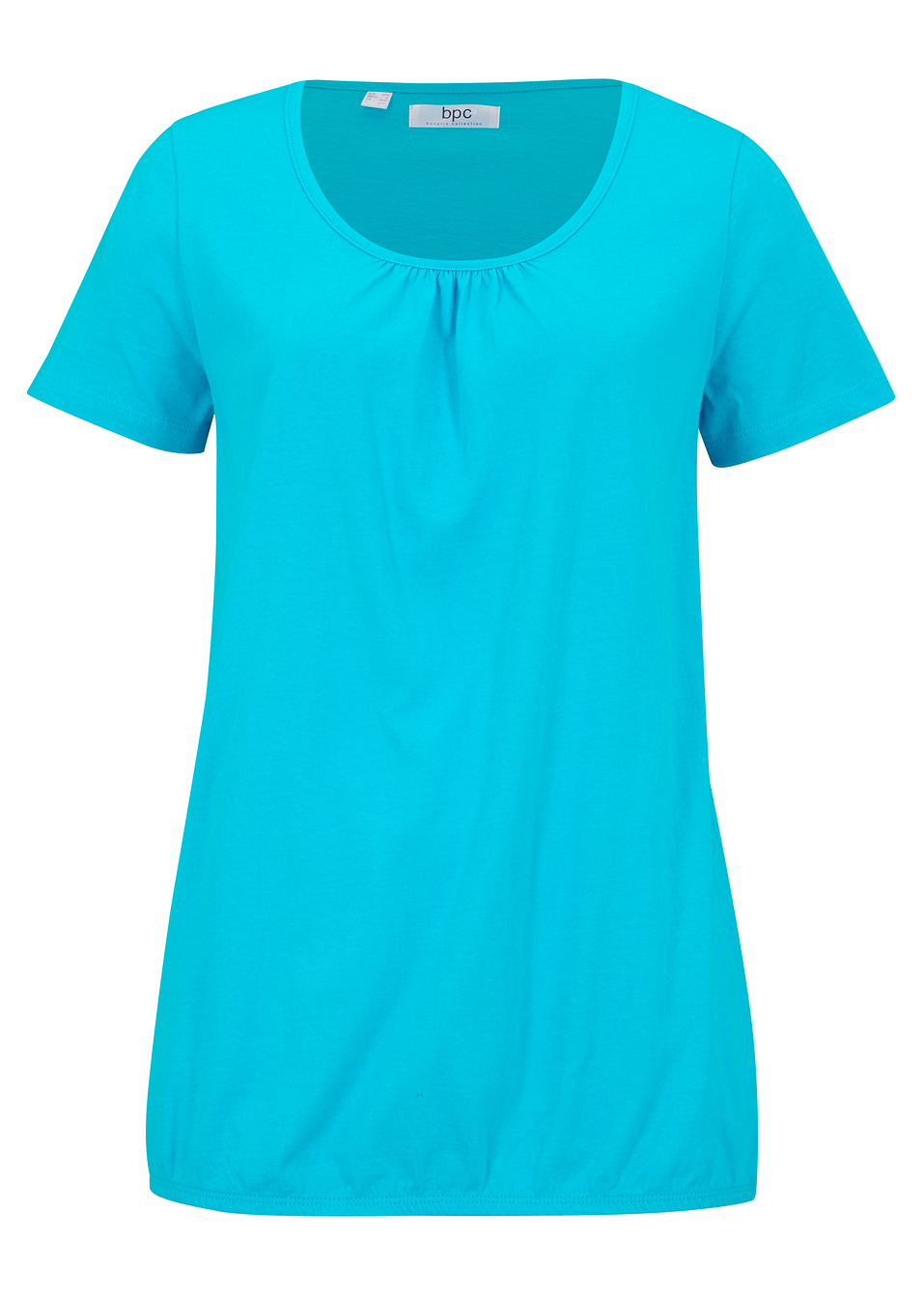 Κοντομάνικη μπλούζα-Μπλε της Καραϊβικής-bpc bonprix collection