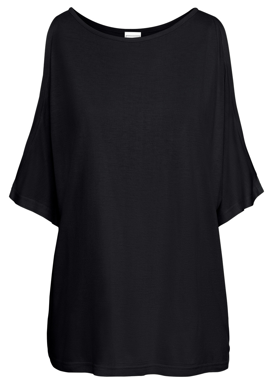 Μπλούζα με cut-outs-Μαύρο-BODYFLIRT