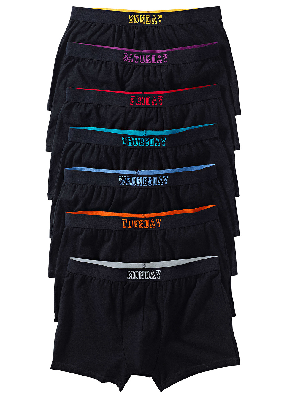 Μποξεράκι (συσκευασία των 7)-Μαύρο-bpc bonprix collection