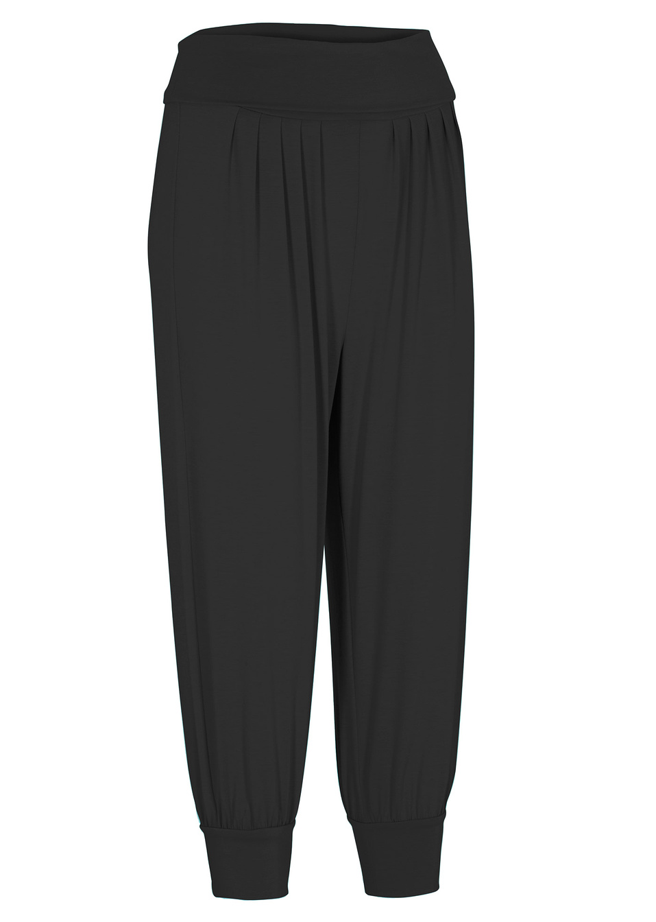 Панталон 3/4 тип харем за спорт-Черно-bpc bonprix collection