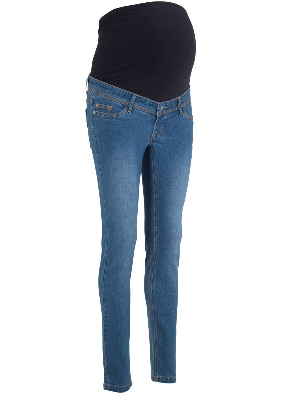 Τζιν εγκυμοσύνης-Medium μπλε ξεβαμμένο-bpc bonprix collection