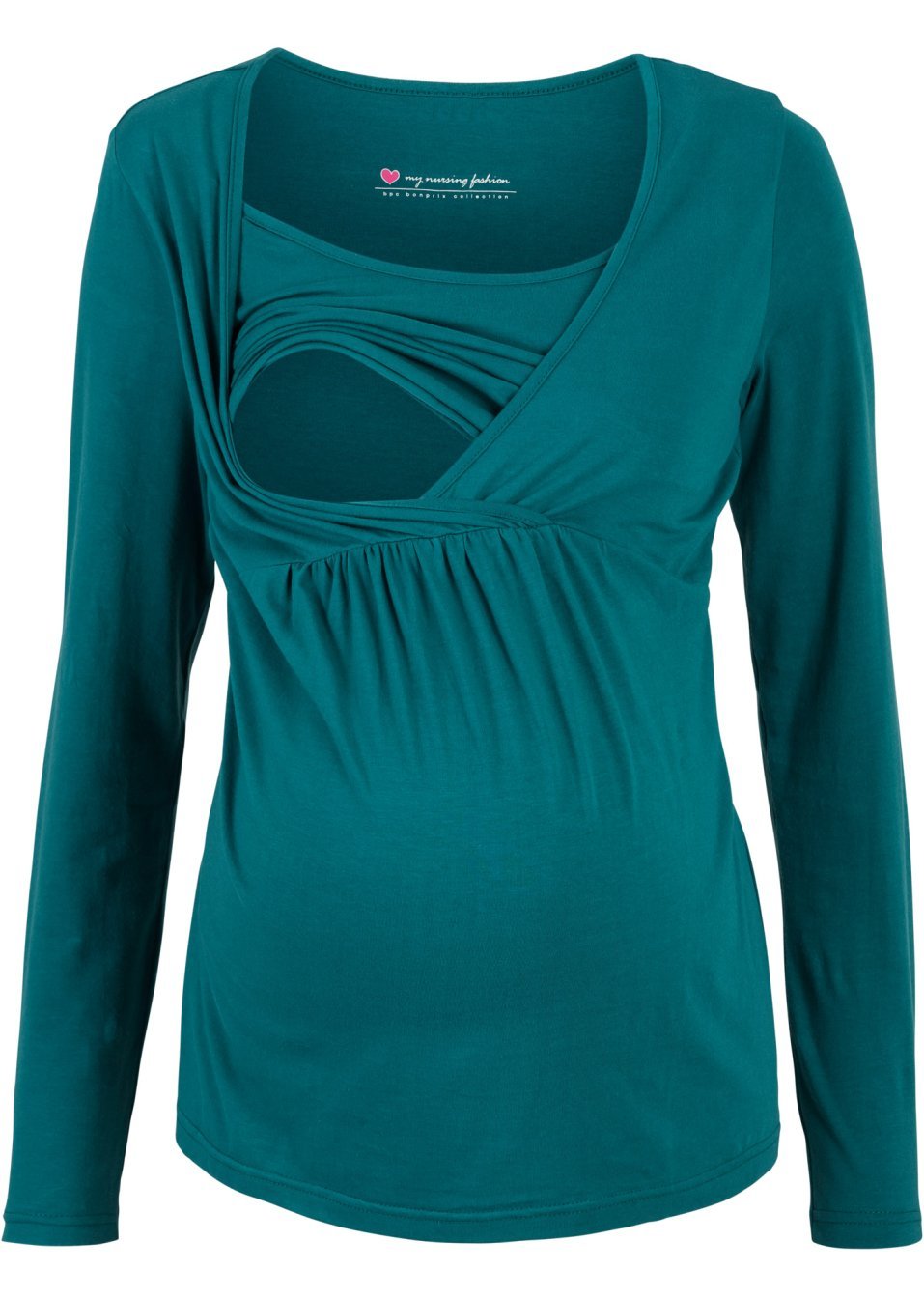 Μπλούζα εγκυμοσύνης και θηλασμού-Πετρόλ-bpc bonprix collection