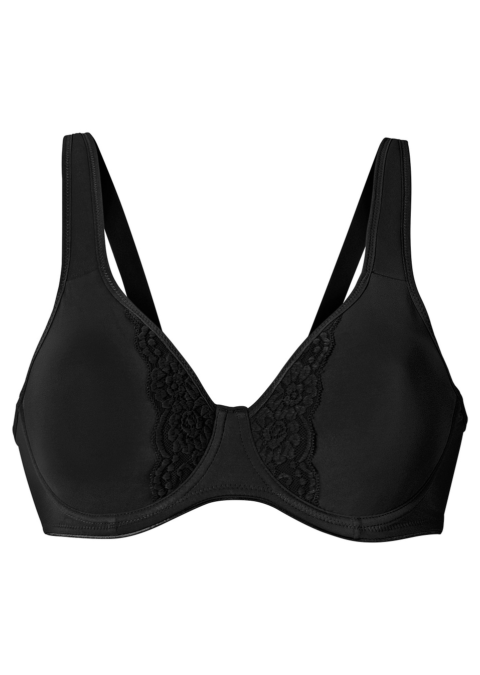 Σουτιέν με μπανέλα-Μαύρο-bpc selection bonprix collection