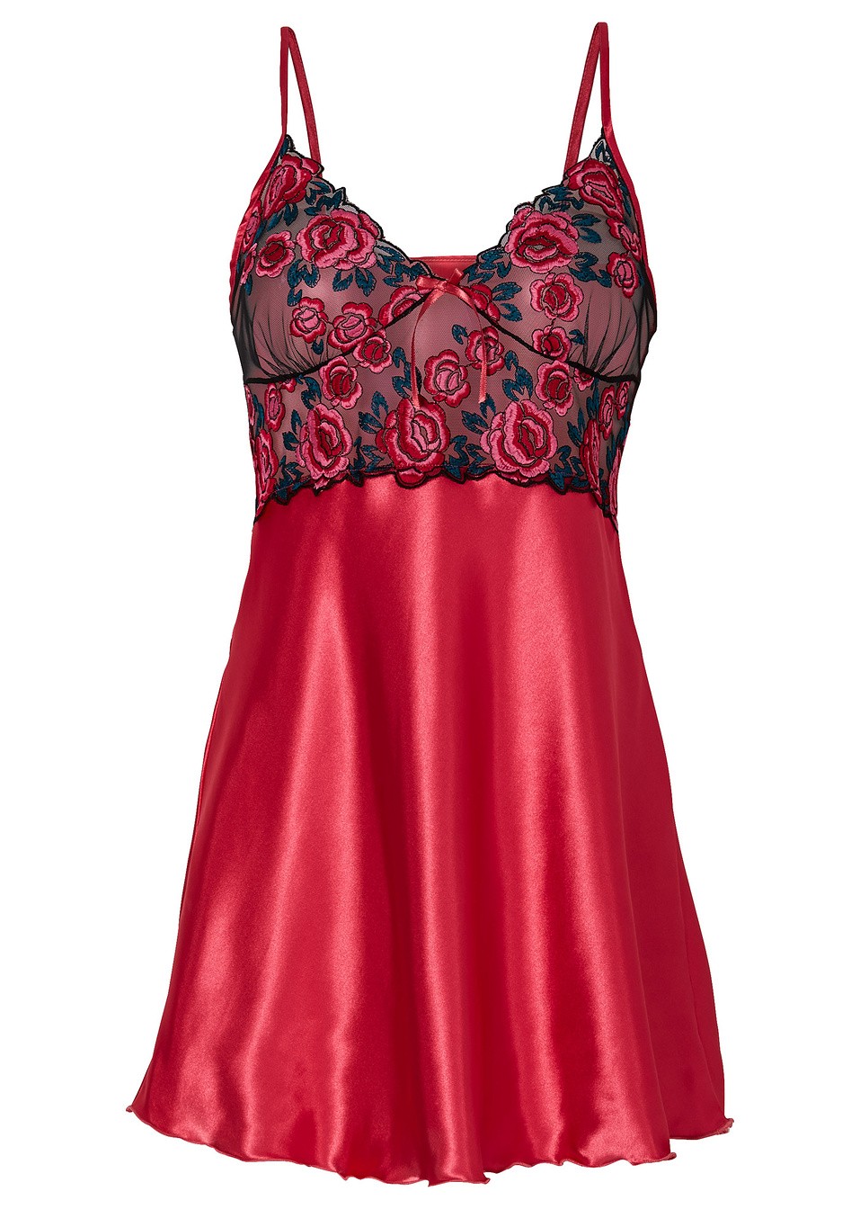 Неглиже от сатен-Фуксия-Venus